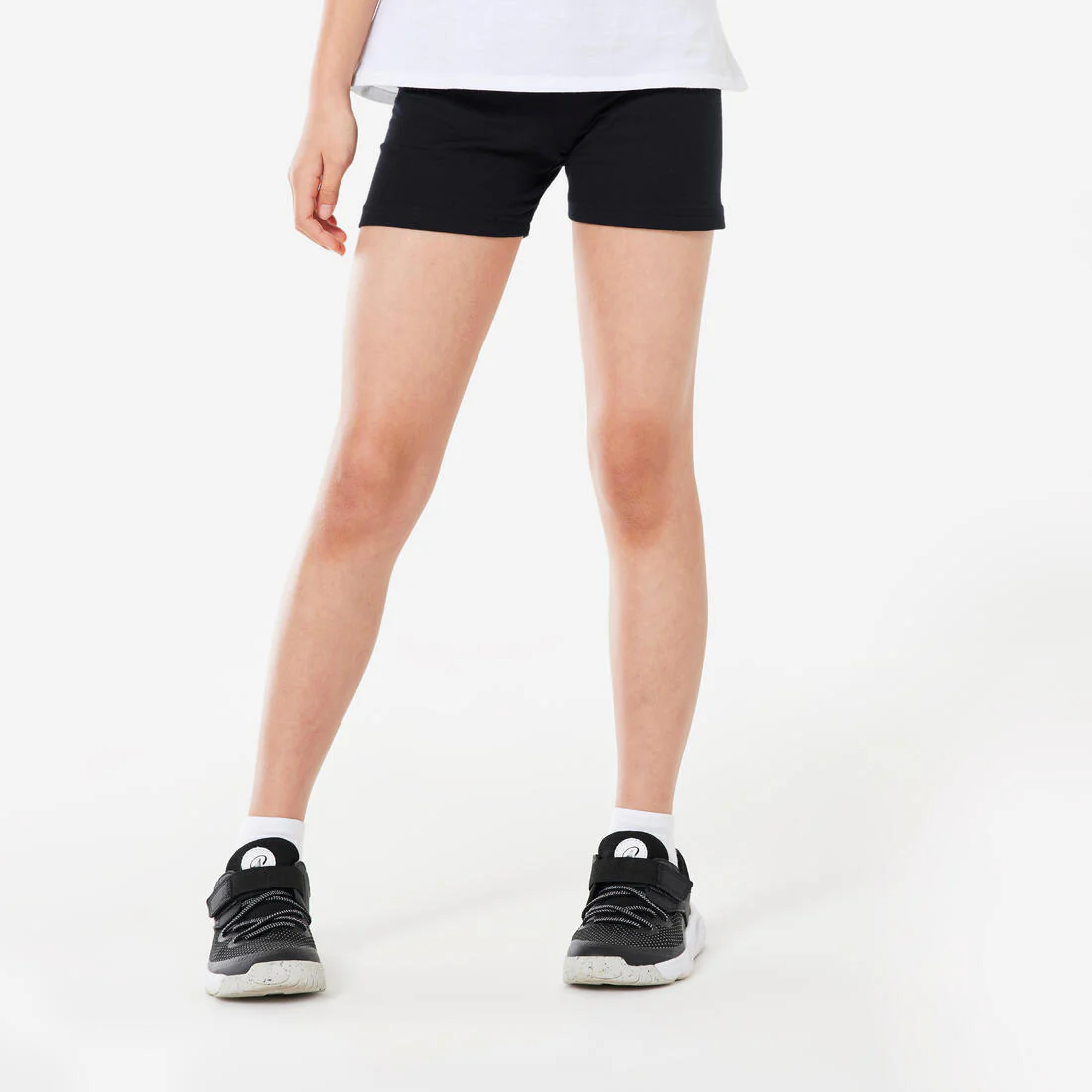 Girls' Sport Shorts Black - Cotton Shorts - Image 2