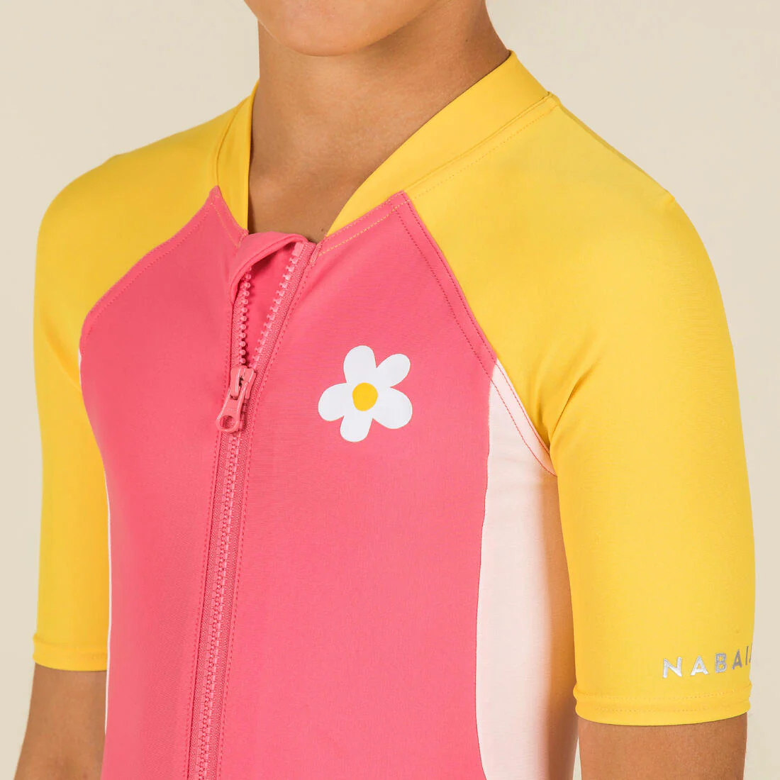 Girls’ swimming shorty suit 100 - Image 4