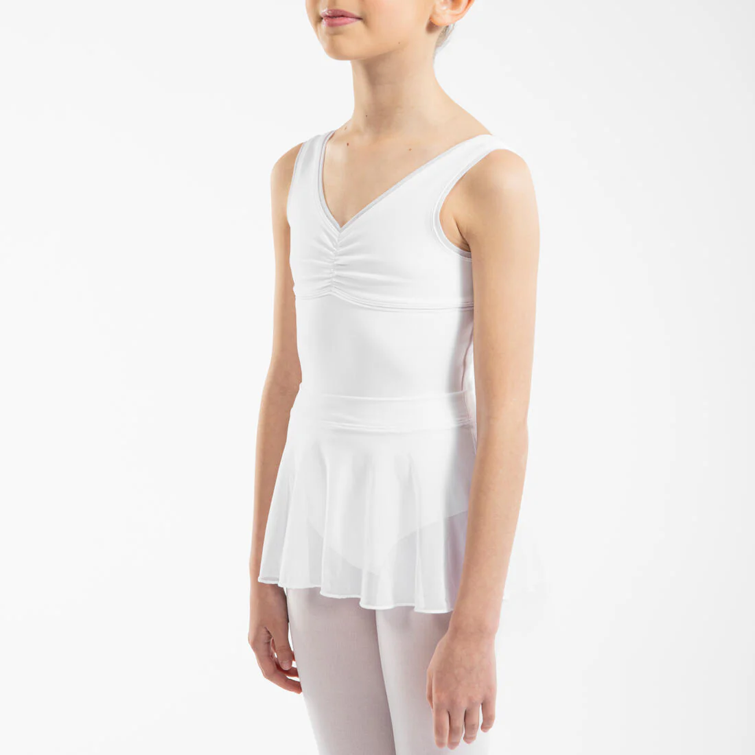 Girls' Voile Ballet Skirt - Fuchsia - Image 2