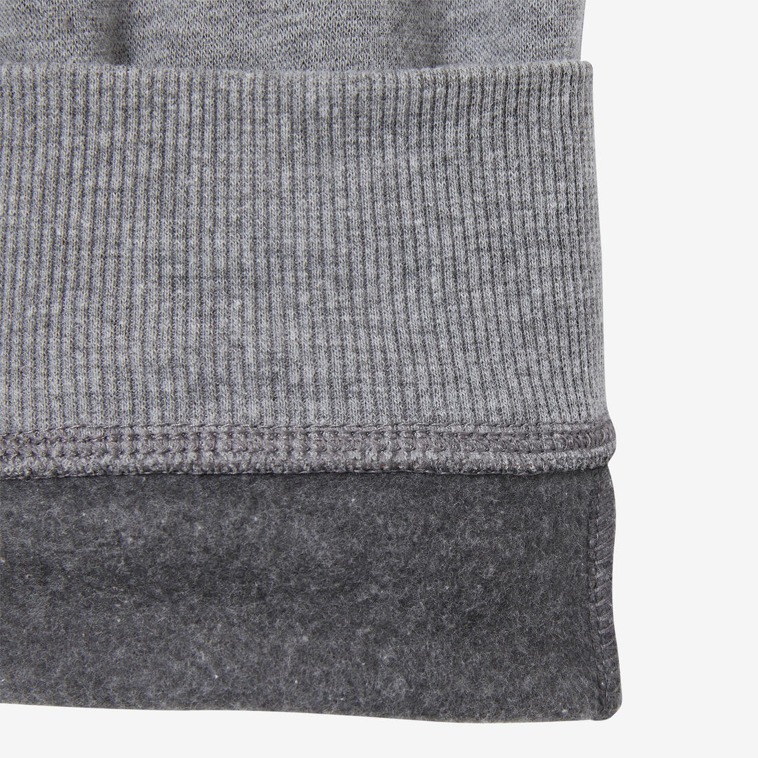 Girls' Warm Jogging Bottoms 500 - Mid Grey Marl - Image 4