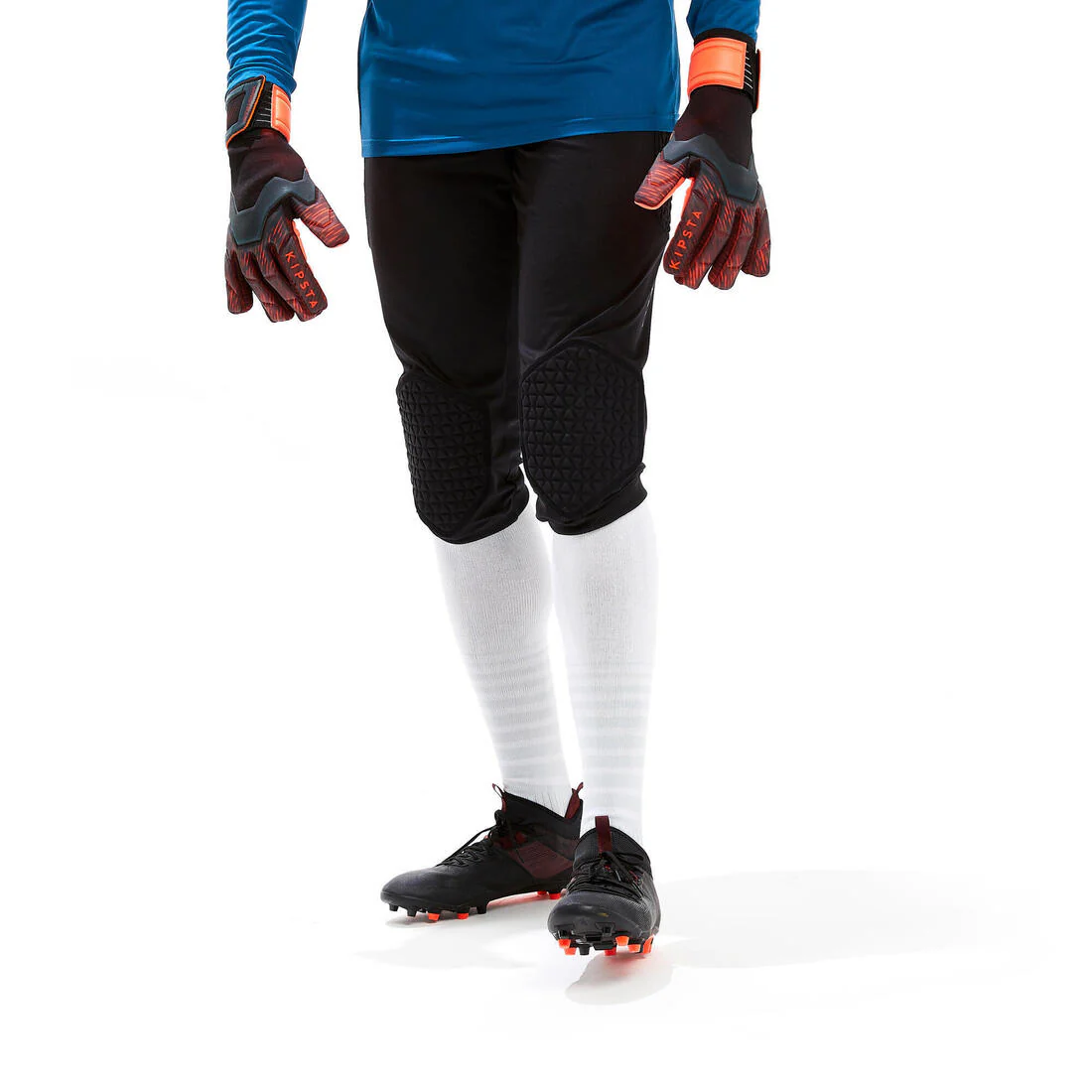 Goalkeeper Cropped Bottoms F500 - Black - Image 5