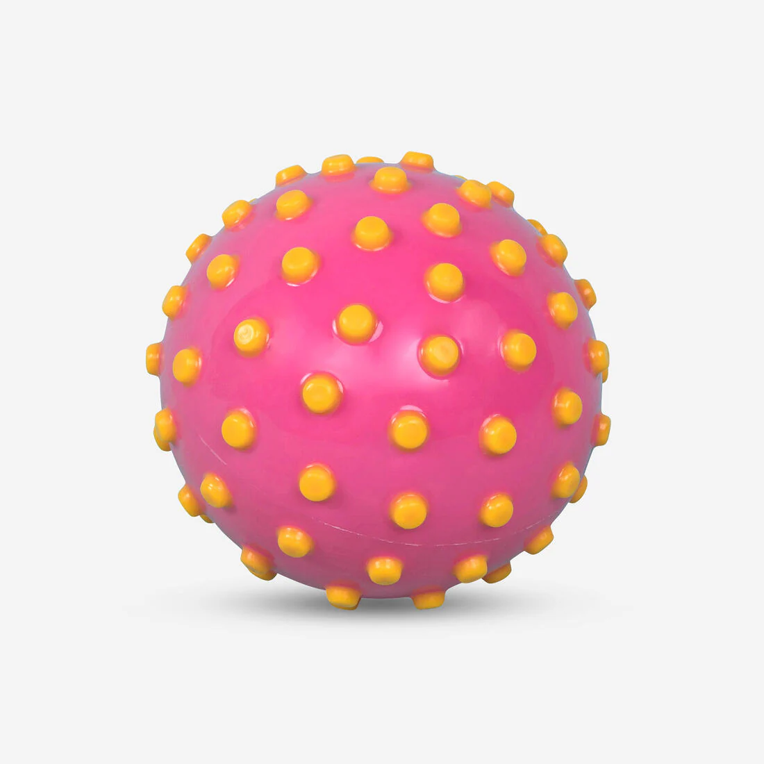 Green small learning to swim ball with dots