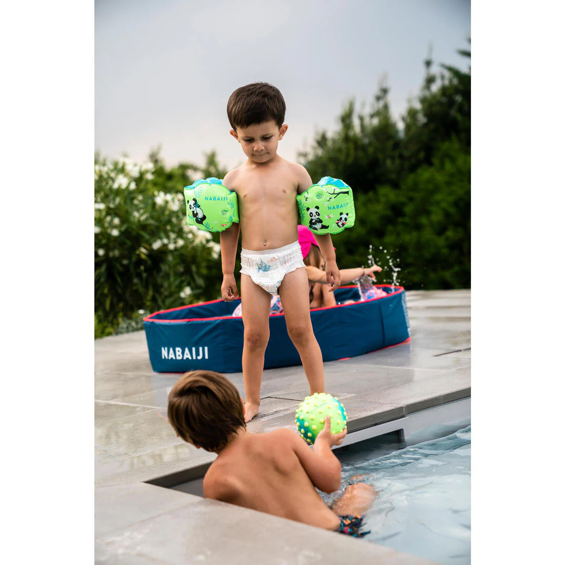 Green small learning to swim ball with dots - Image 16