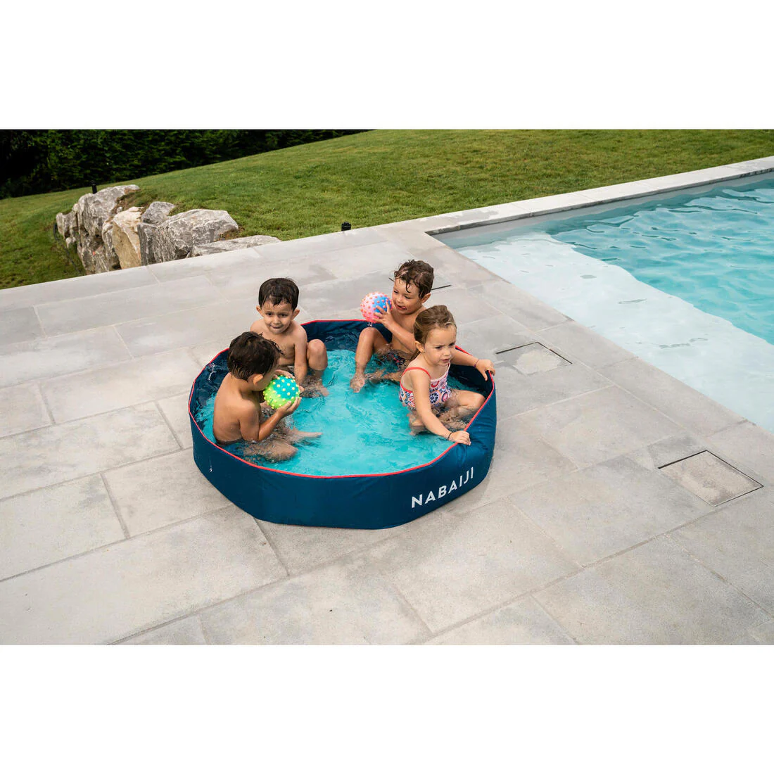 Green small learning to swim ball with dots - Image 18