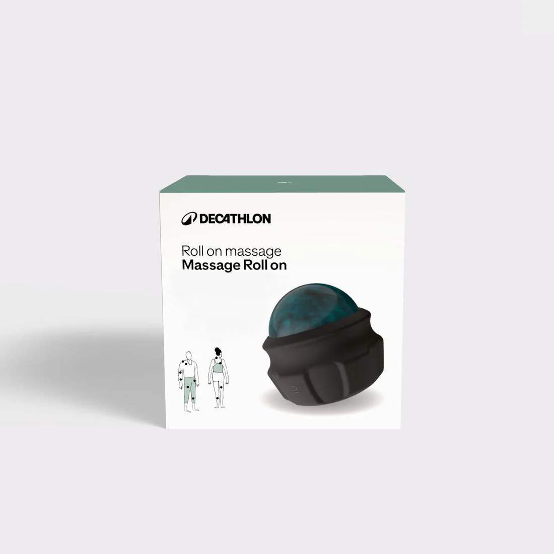 Hand-held roll on massage tool