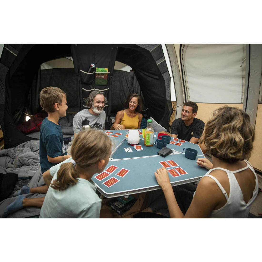 Hexagonal and sociable camping table - 6 person - Tepee - Image 12