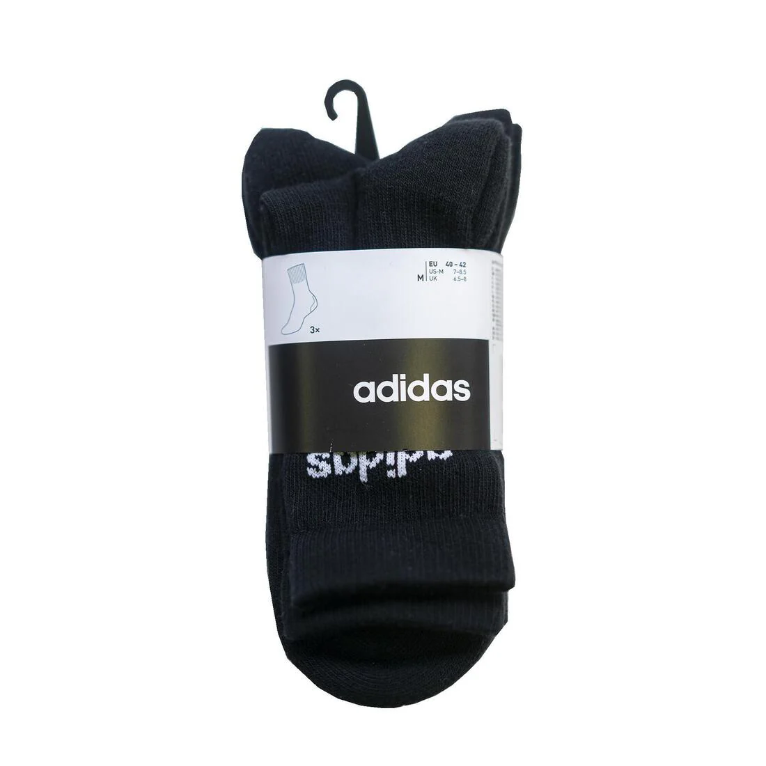 High Sports Socks Tri-Pack - Black - Image 5