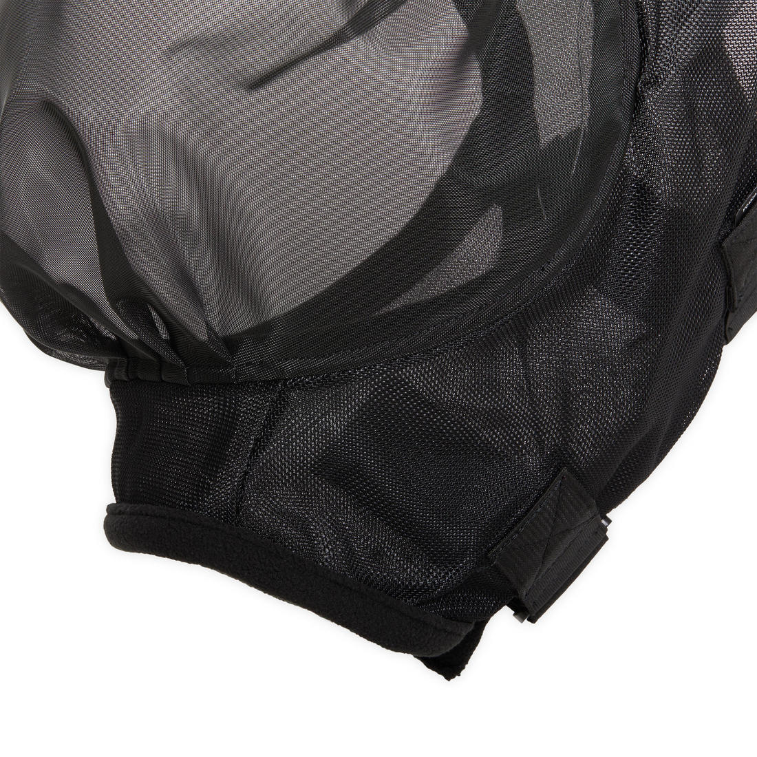 Horse Riding Fly Mask for Horse and Pony 500 - Black - Image 2