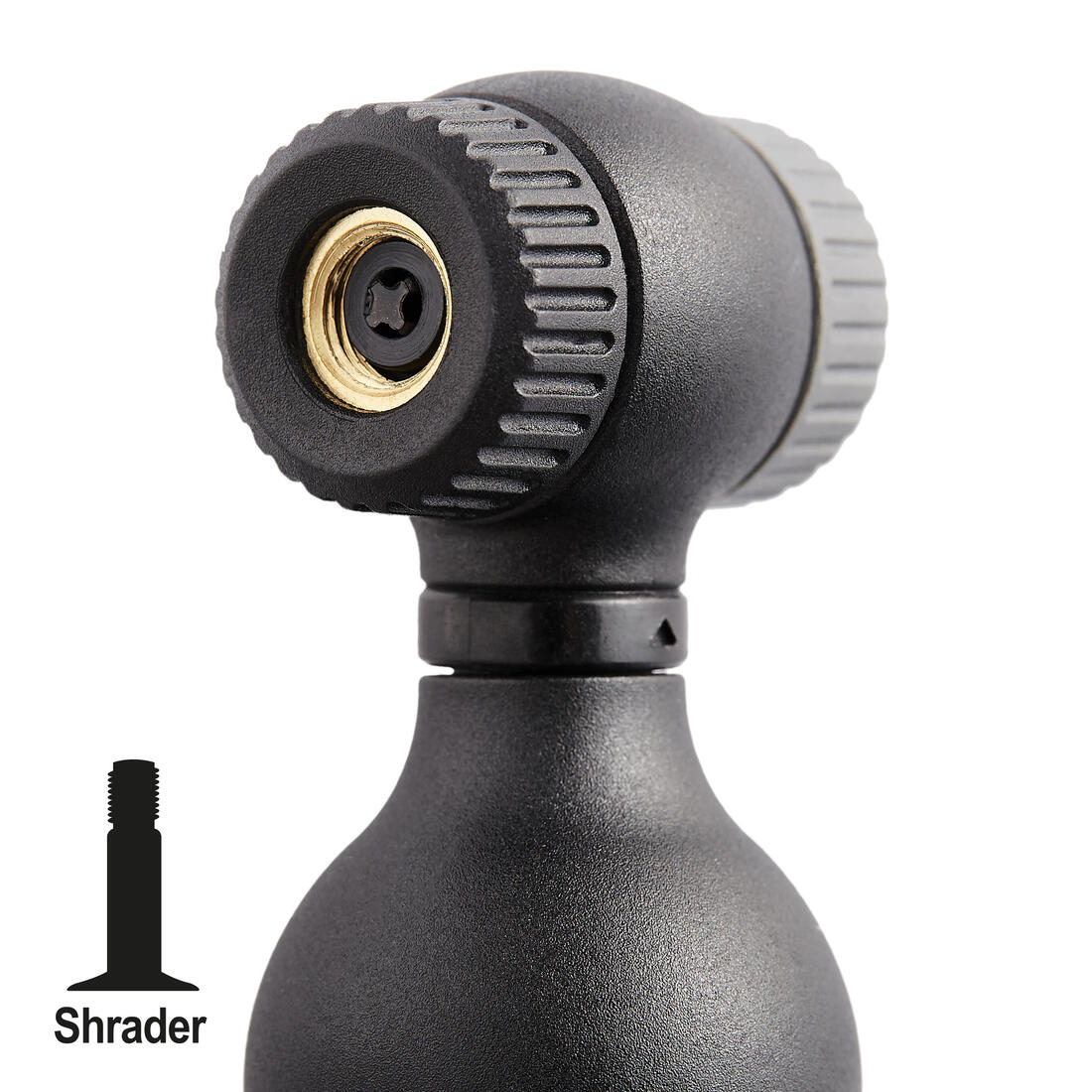 Hybrid Bike Hand Pump - Black - Image 3