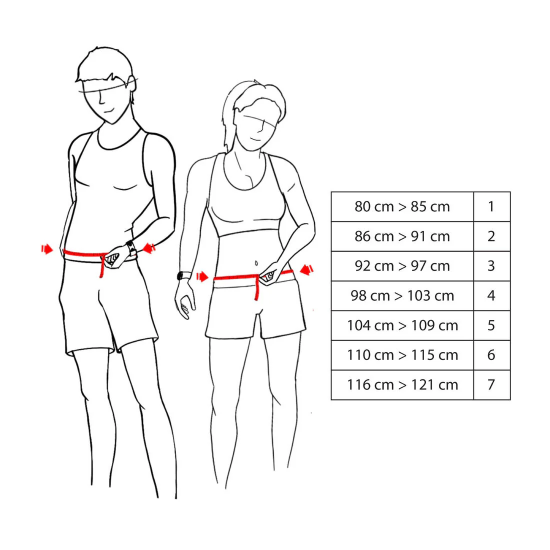 HYDRATION FLASK-CARRYING RUNNING BELT - BLACK - Image 4