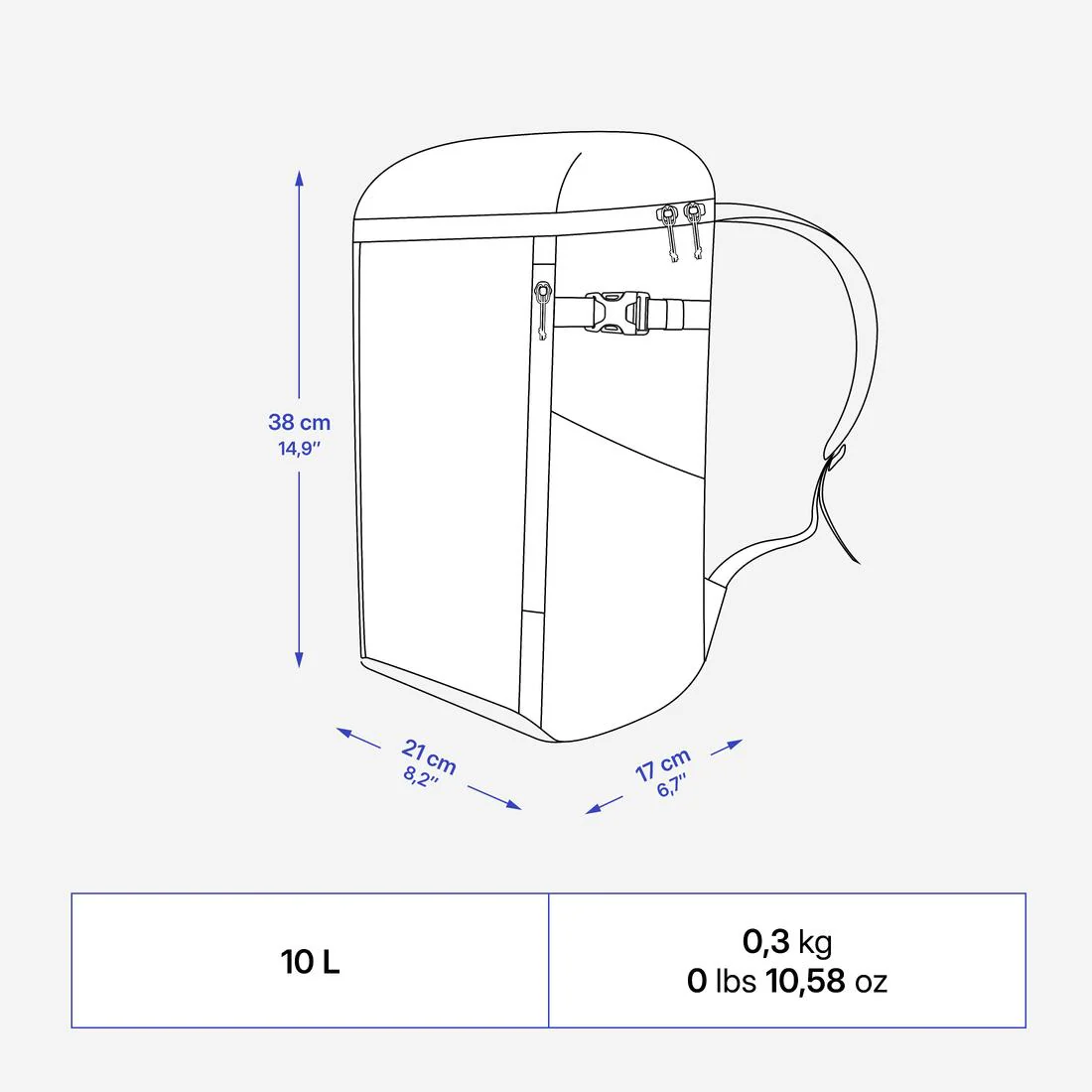 Ice 10 L compact and isothermal backpack 100 - Image 5
