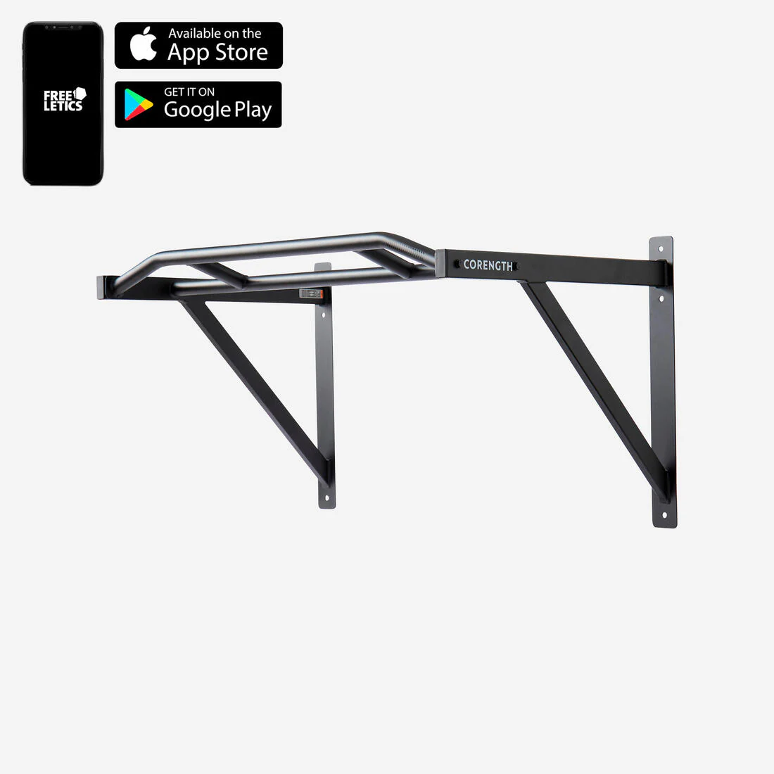 Indoor and Outdoor Wall-Mounted Pull-Up Bar - Image 2