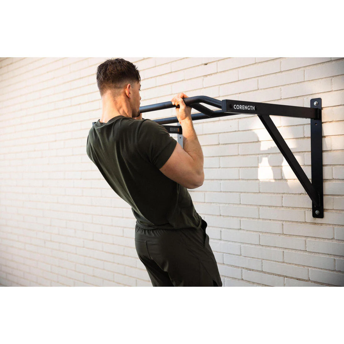 Indoor and Outdoor Wall-Mounted Pull-Up Bar - Image 9