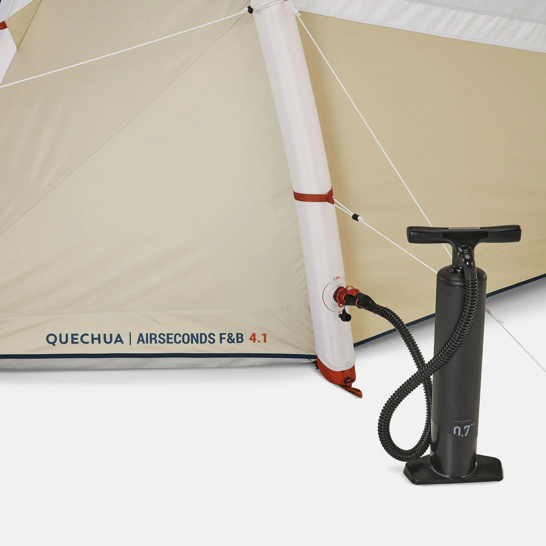 Inflatable 4-person camping tent, Air Seconds 4.1, Fresh & - Image 32