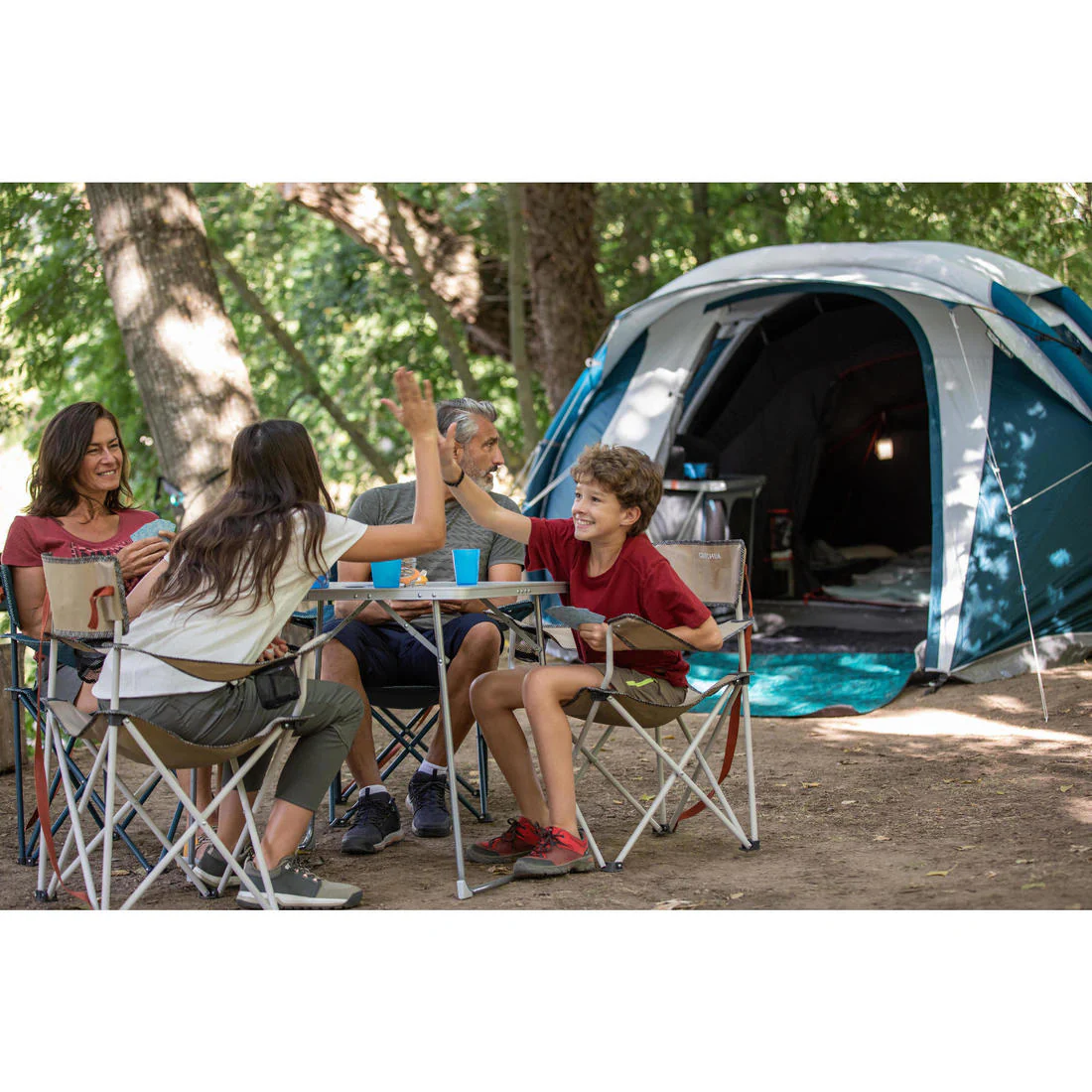 Inflatable 4-person camping tent, Air Seconds 4.1, Fresh & - Image 92