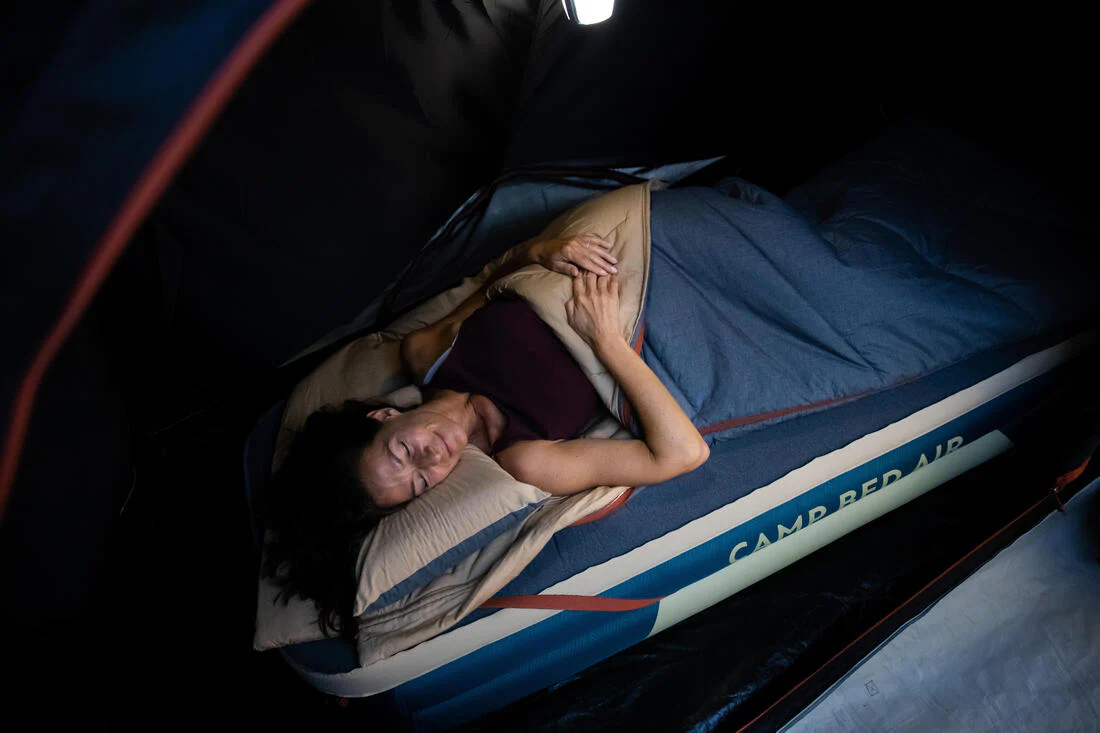 Single-person inflatable camping bed base, 200x70x25 cm, Camp Bed Air - Image 13