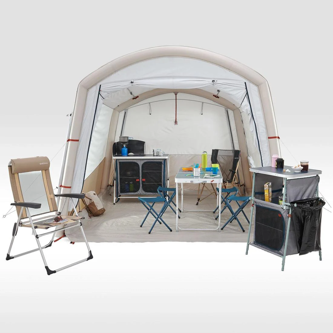 Inflatable Camping Living Room - Air Seconds Base Connect Fresh - 6 people - Image 7