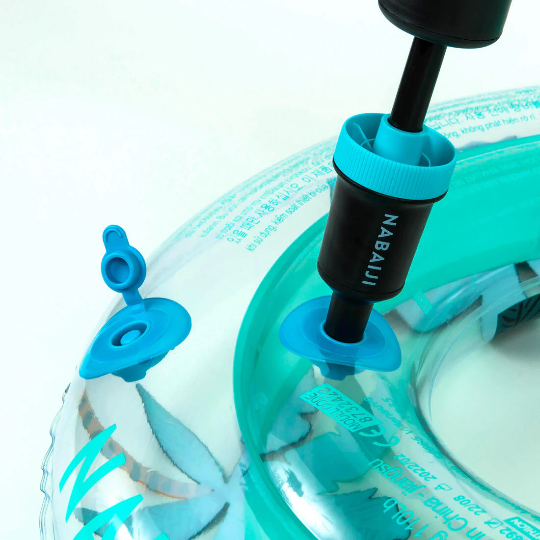 Inflatable pool ring 65 cm - "Palms" transparent - Image 11