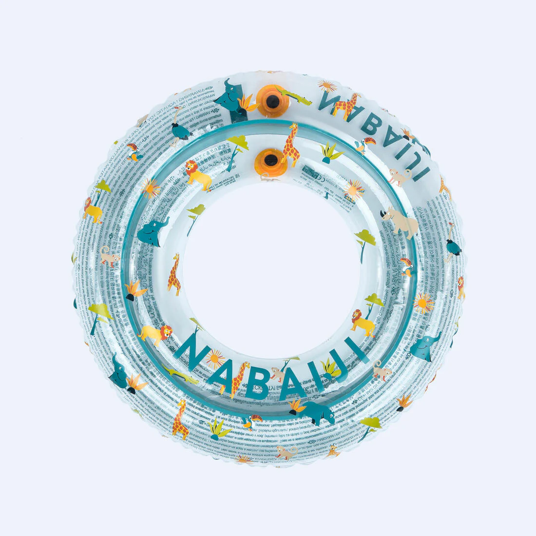 Inflatable pool ring 65 cm - "Palms" transparent - Image 12