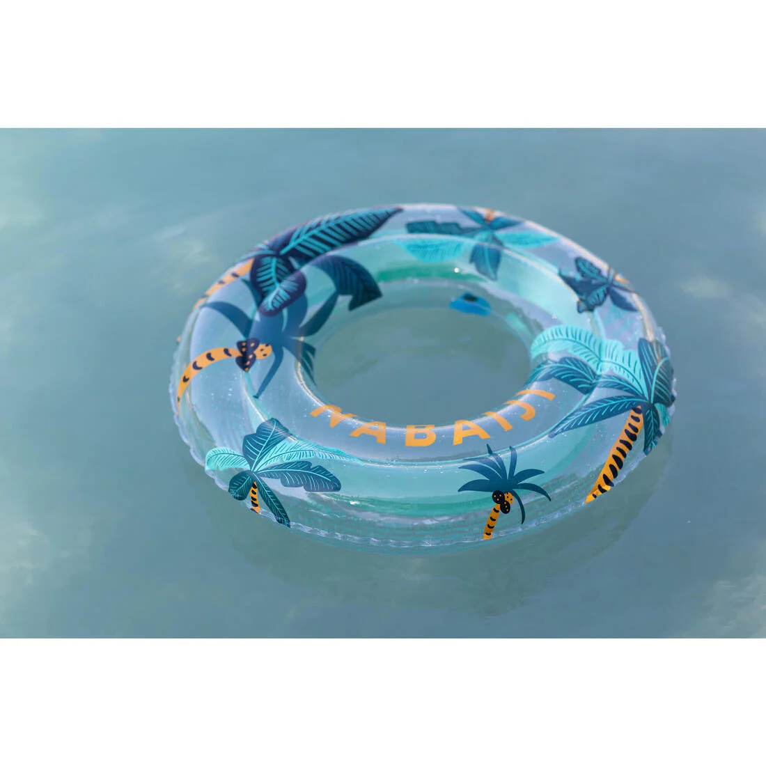 Inflatable pool ring 65 cm - "Palms" transparent - Image 16