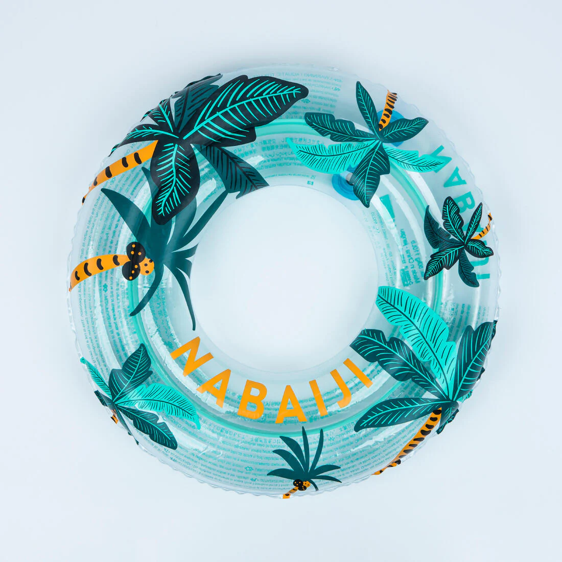 Inflatable pool ring 65 cm - "Palms" transparent - Image 3