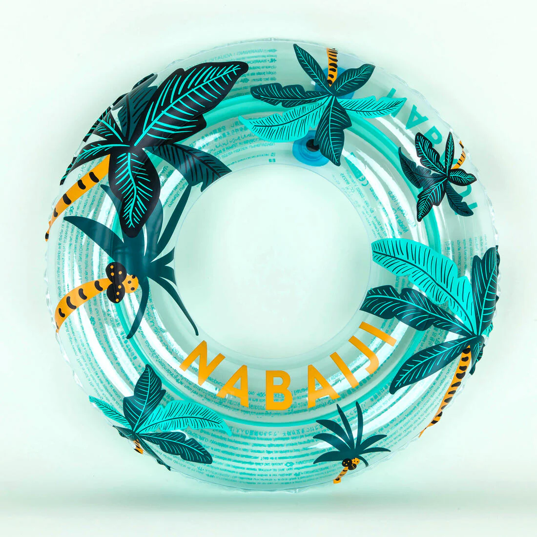 Inflatable pool ring 65 cm - "Palms" transparent - Image 6