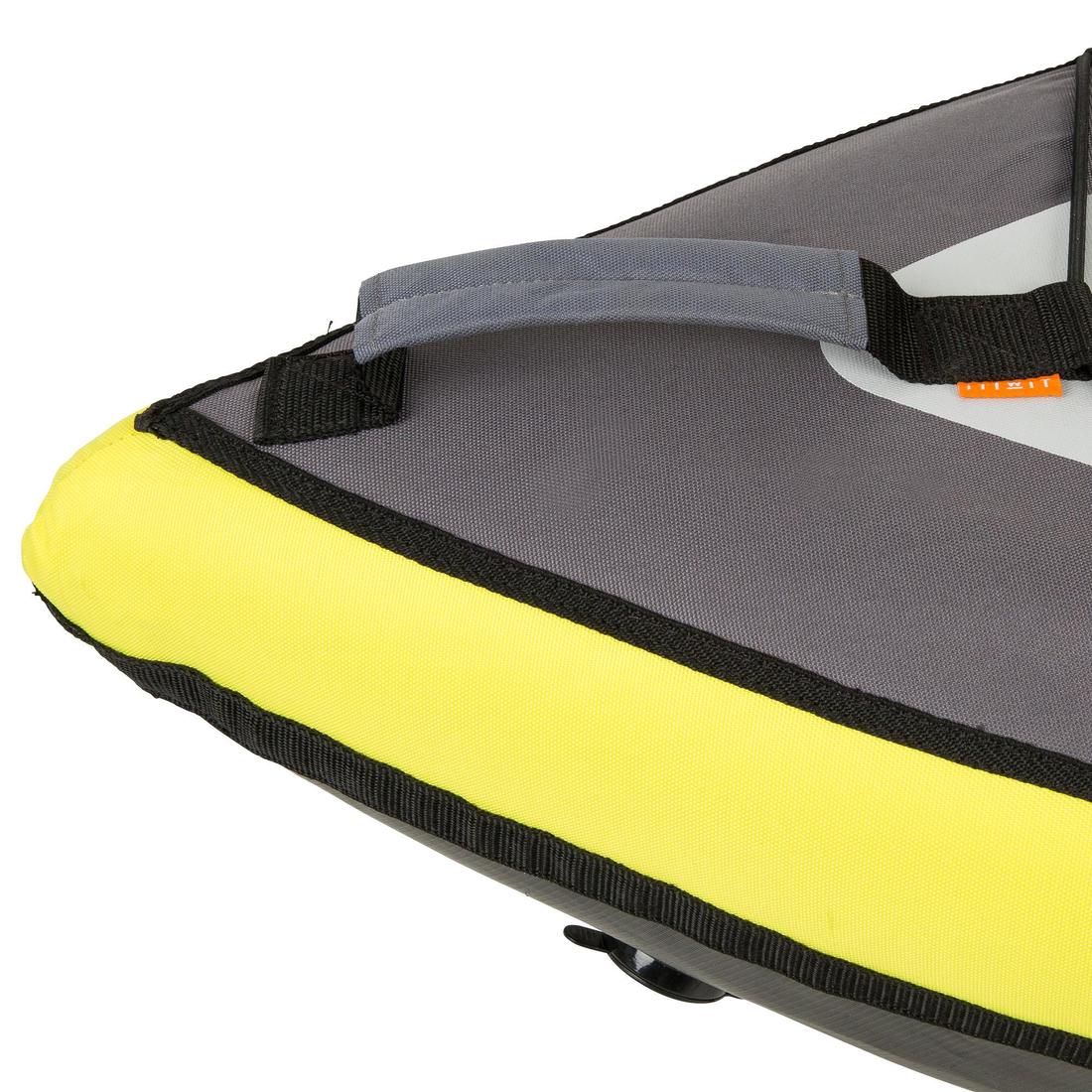 INFLATABLE TOURING KAYAK 1 PLACE YELLOW - Image 12