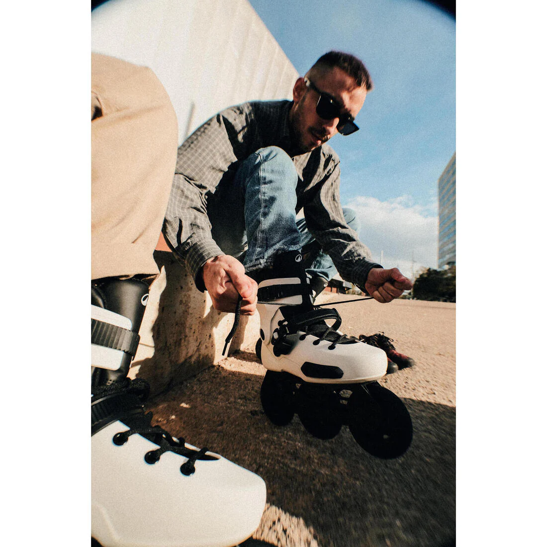 Inline skating 3 wheels FREESKATE Hardboot adult MF S 900 - Image 13