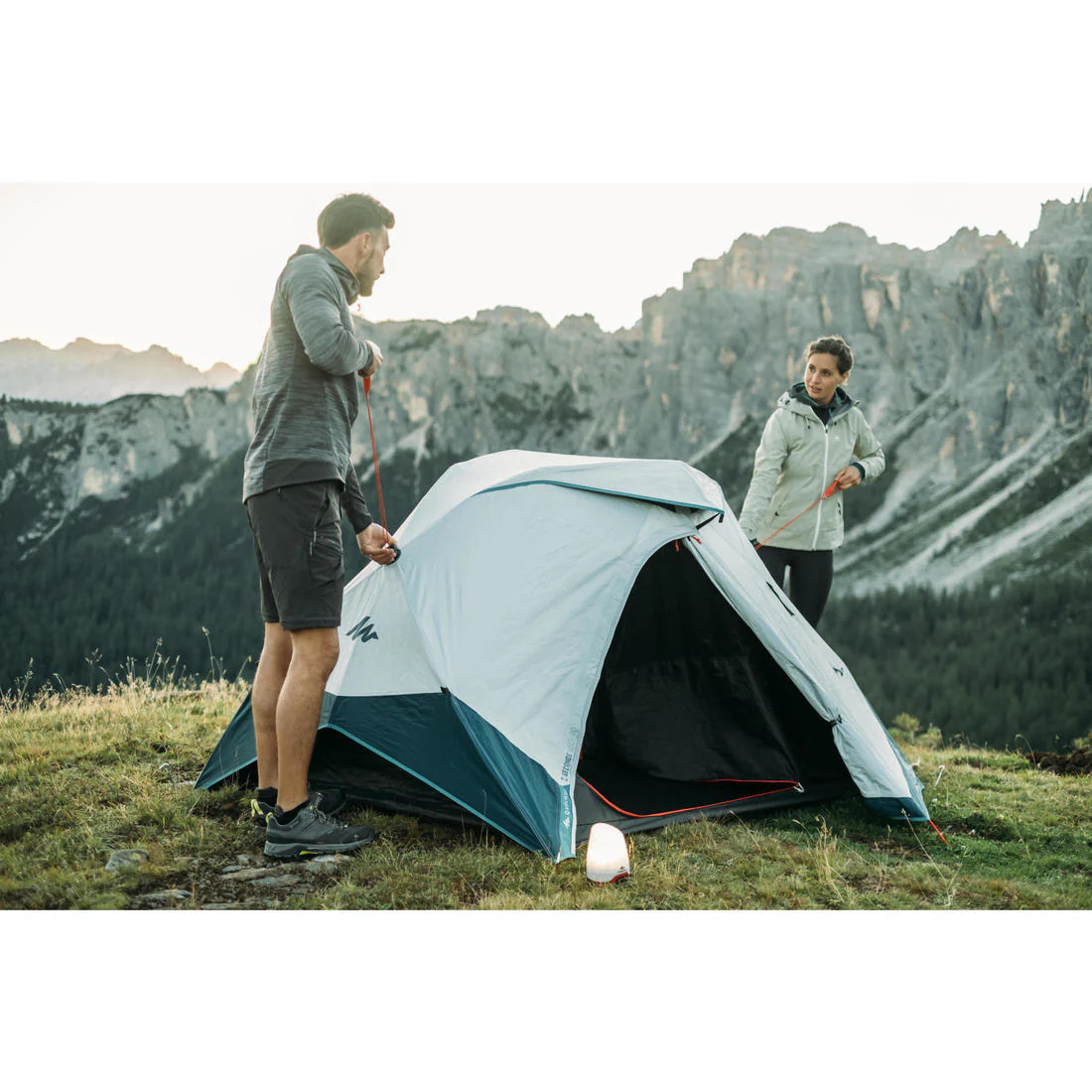Instant 2-person camping tent, 2 Seconds Easy Fresh & Black - Image 3