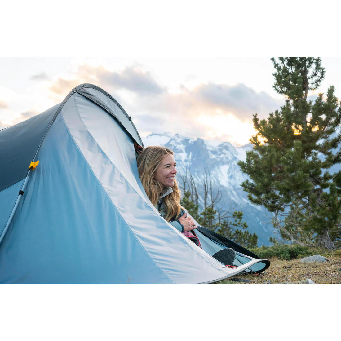Instant 3-person camping tent, 2 Seconds - Blue - Image 3