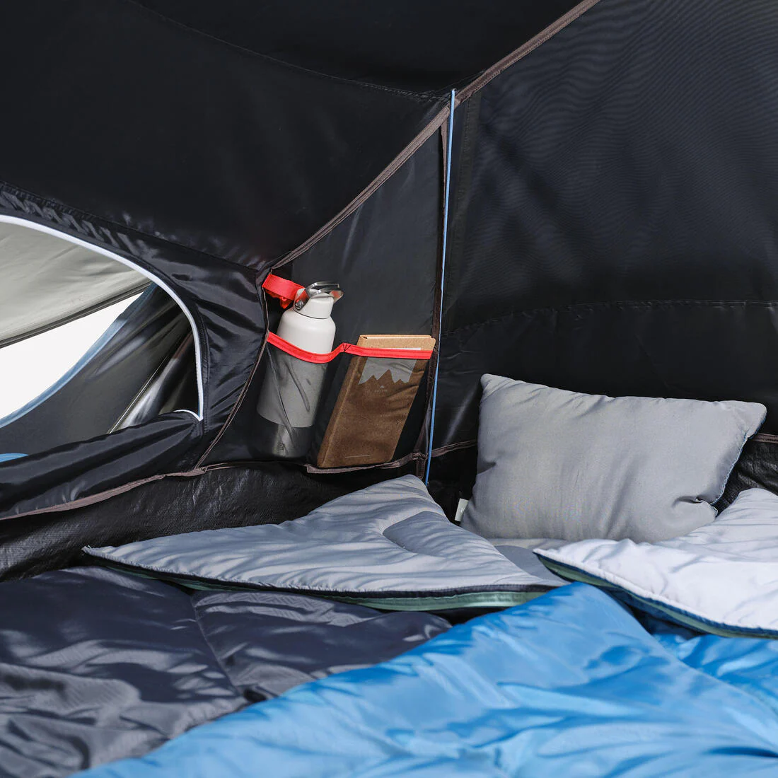 Instant 3-person camping tent, 2 Seconds Fresh & Black - Image 7