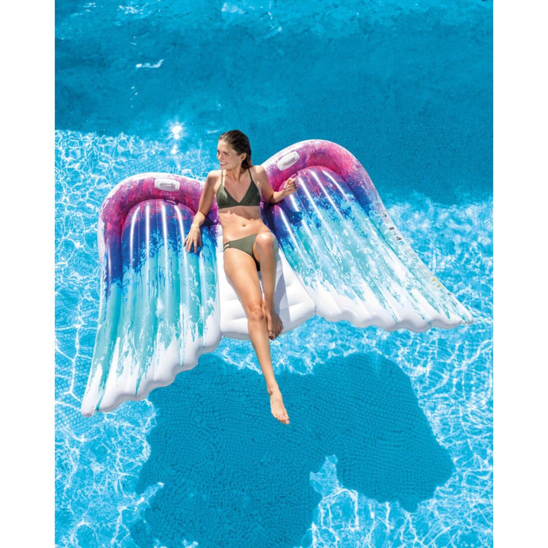 Intex Angel Wings Inflatable Floating Pool Mat - 216cm x 155cm (Adult) - Image 2