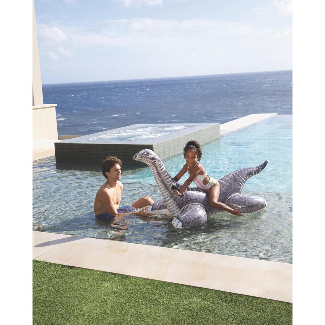 Intex Brontosaurus Inflatable Ride-On Pool Float - 178cm x 94cm (Ages 3+) - Image 2