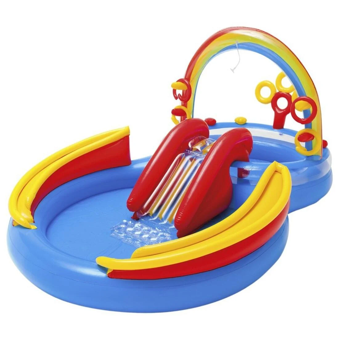 Intex Rainbow Ring Inflatable Play Center - 297cm x 193cm x 135cm (Ages 2+ - Image 3