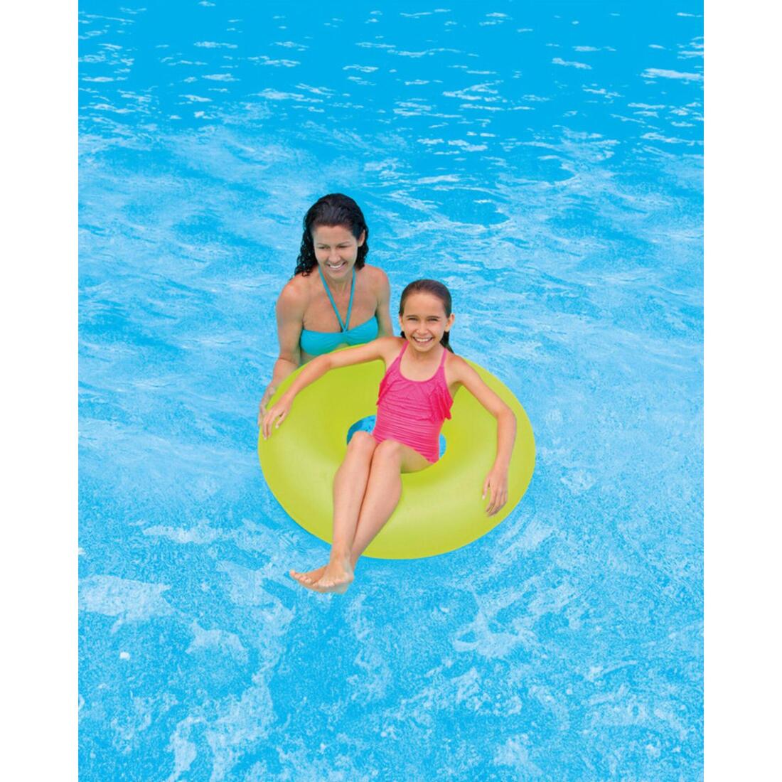 Intex Transparent Inflatable Pool Swim Tube - 76cm Diameter (Ages 8+) - Image 2