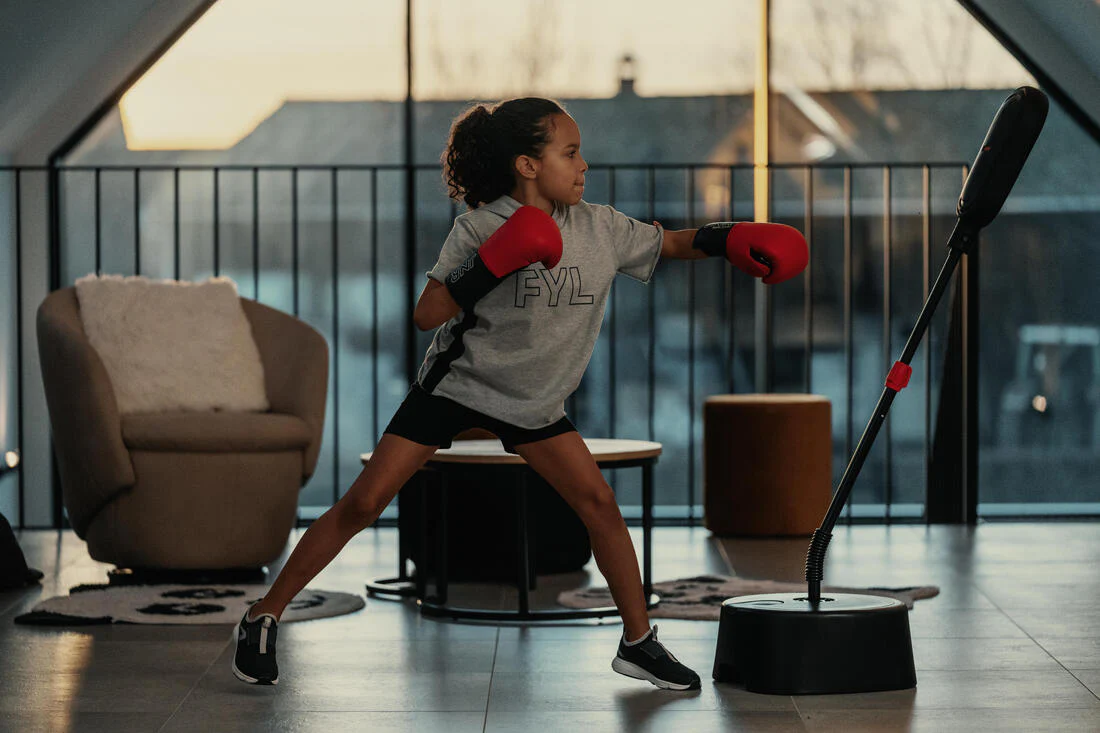 Junior Punching Ball + 4 Oz Boxing Gloves Set - Image 6