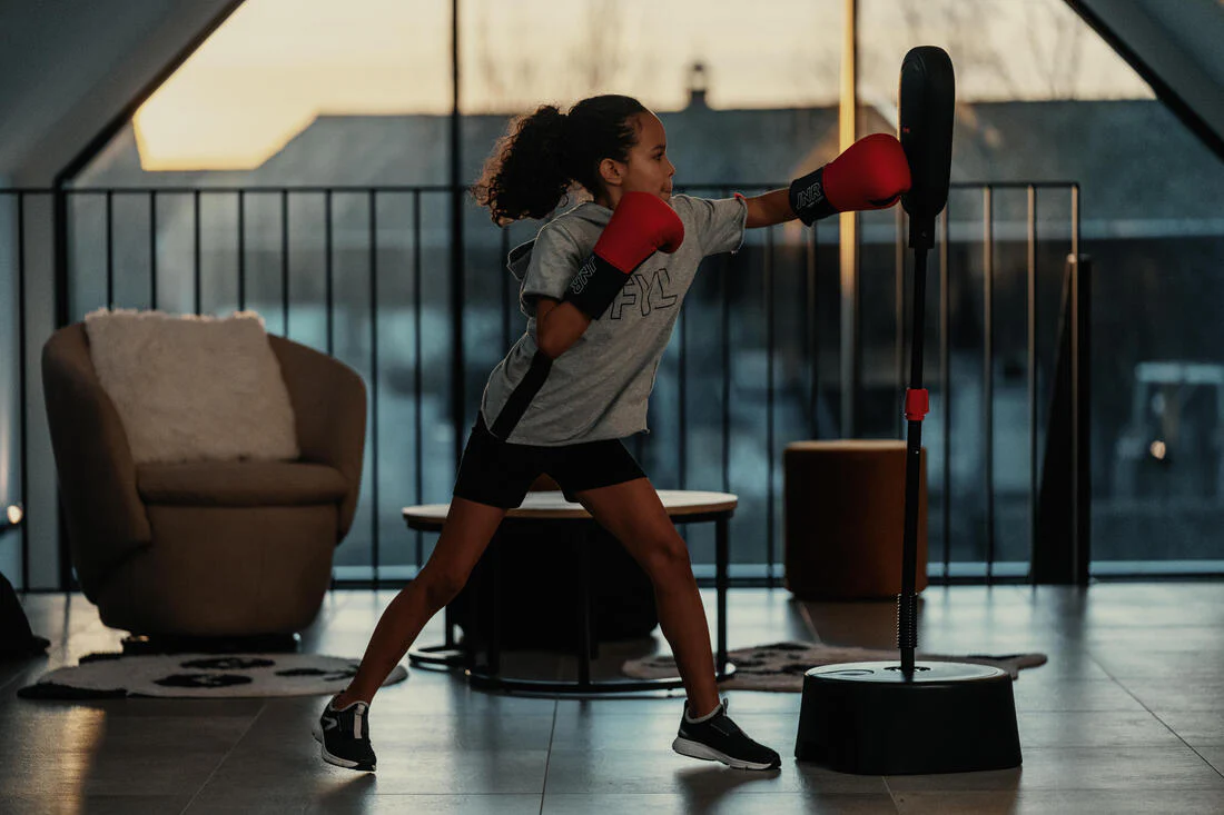Junior Punching Ball + 4 Oz Boxing Gloves Set - Image 8