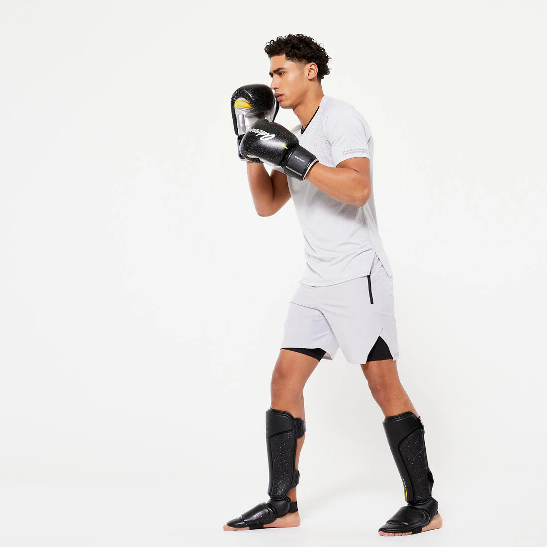 Kickboxing/Muay Thai Gloves for Intermediate Boxers - Black - Image 6