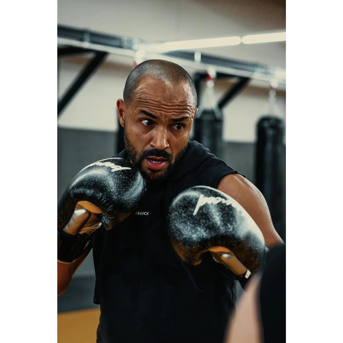 Kickboxing/Muay Thai Gloves for Intermediate Boxers - Black - Image 8