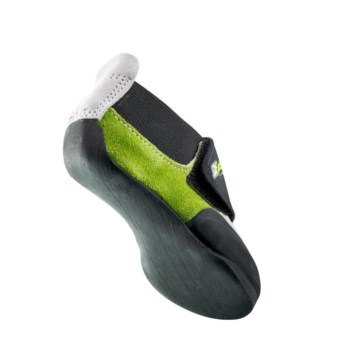 KID'S ROCK CLIMBING SHOES GREY GREEN - Image 3