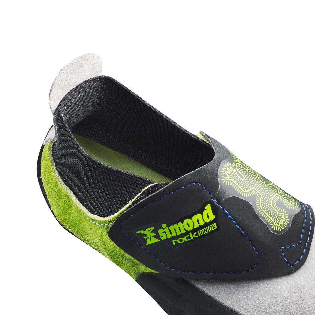 KID'S ROCK CLIMBING SHOES GREY GREEN - Image 8