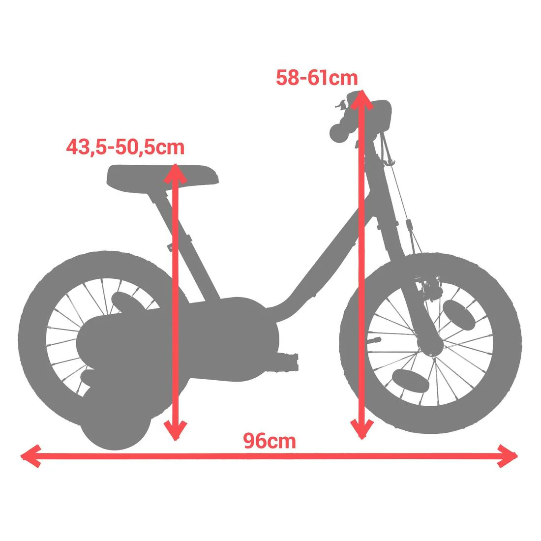 KIDS 14'' BIKE MONSTERS 500 3-5 YEARS OLD - Image 4