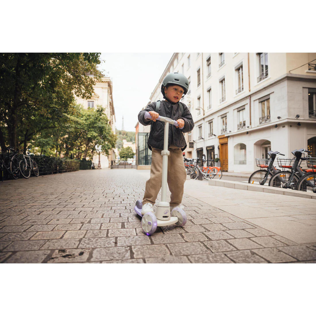 Kids' 3-Wheeled Scooter B500-Lavender - Image 20