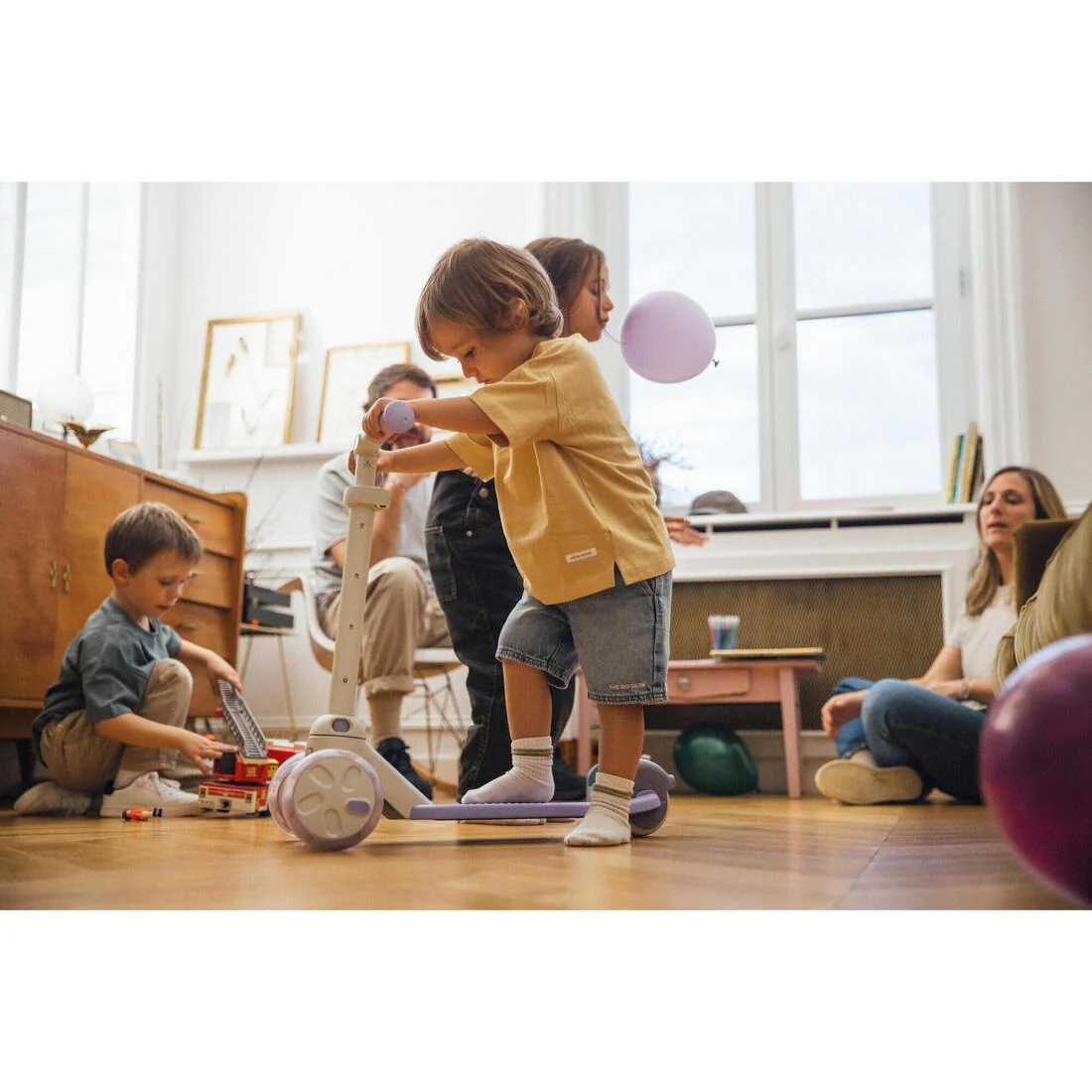 Kids' 3-Wheeled Scooter B500-Lavender - Image 23