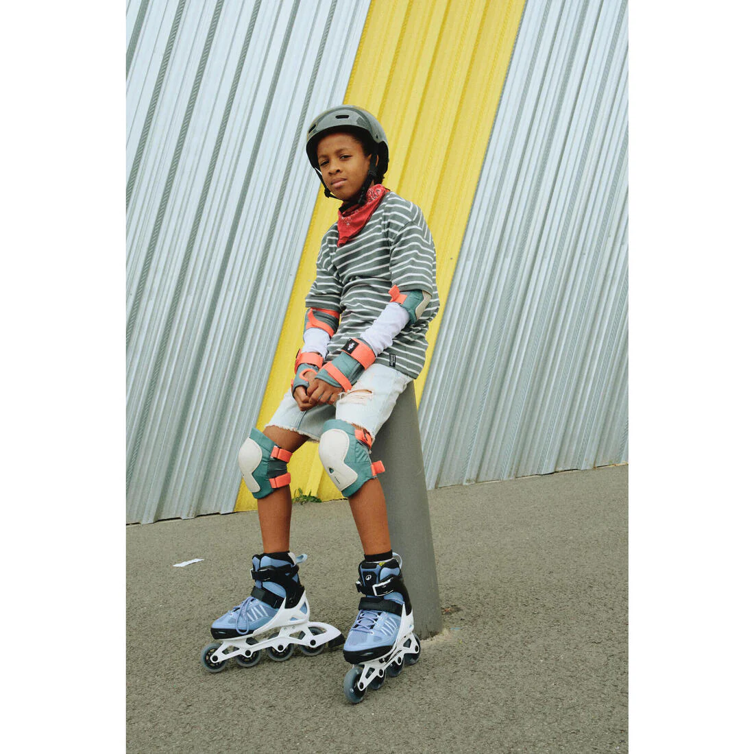 Kids' 3x2 Skating Scooter Skateboard Protectors Set Play - Image 50