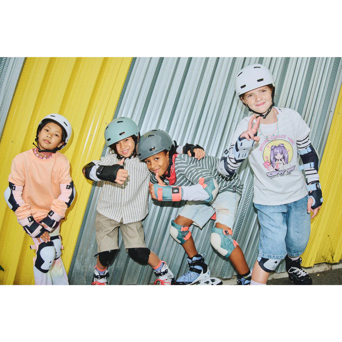 Kids' 3x2 Skating Scooter Skateboard Protectors Set Play - Image 52