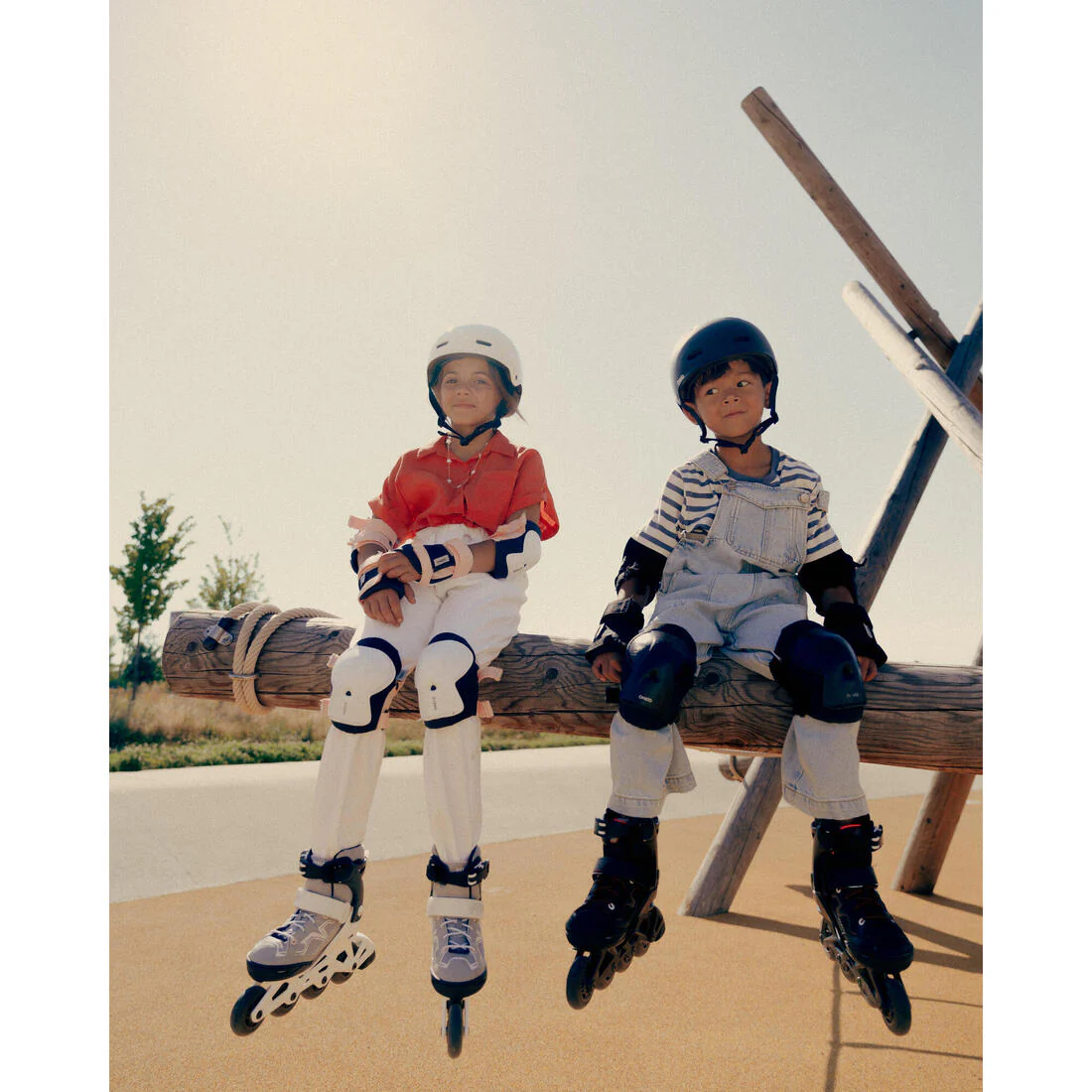 Kids' 3x2 Skating Scooter Skateboard Protectors Set Play - Image 77