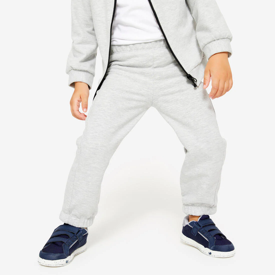 Kids' Basic Warm Regular-Fit Tracksuit - Grey - Image 2