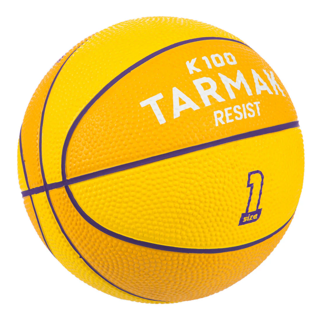 Kids' Basketball Size 1 K100 Rubber - Image 2
