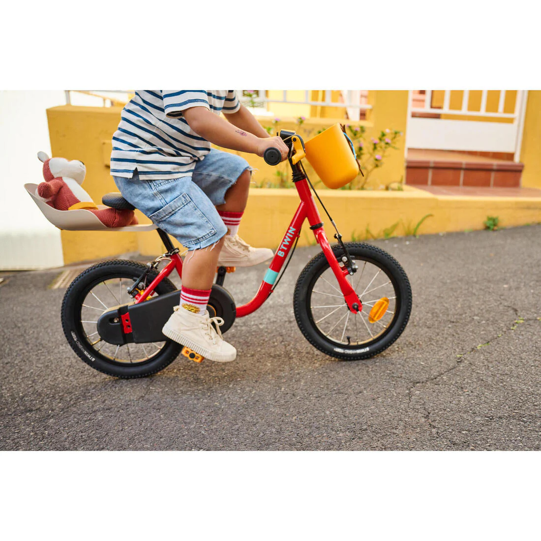 Kids' Bike Plushie Seat - Pink - Image 8